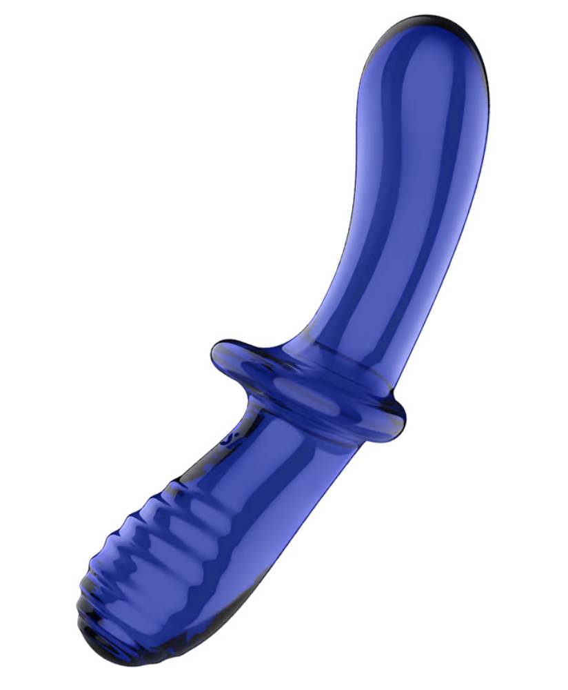 Satisfyer Massaggiatore Double Crystal Light Blue dildo