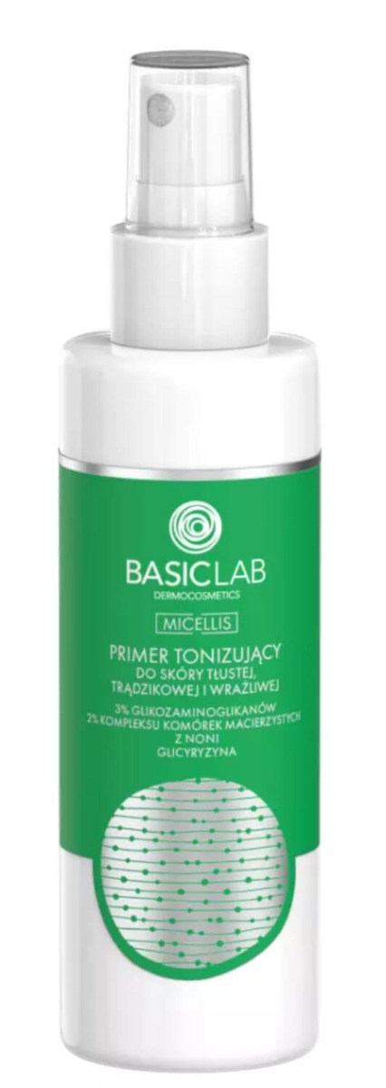 Basiclab Primer Tonificante per Pelle Grassa, Acneica e Sensibile 150 ml 150 ml