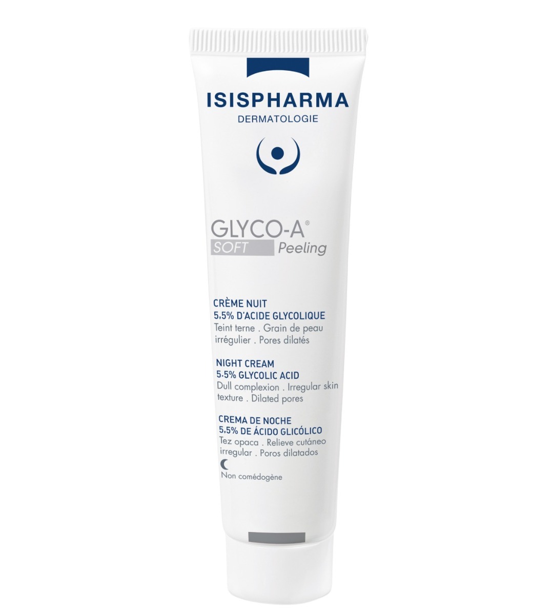Isispharma Glyco A 5,5% crema notte per il viso con acido glicolico 30 ml 30 ml