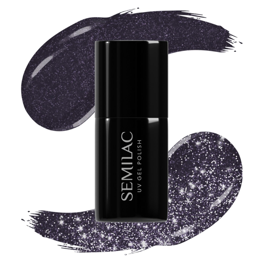 Semilac UV Ibrido Smalto 399 Dark & Spark 7 ml Dark & Spark