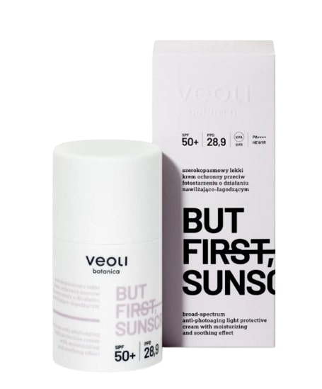 Veoli Botanica But First, Sunscreen Crema Protettiva SPF50+ 50 ml 50 ml