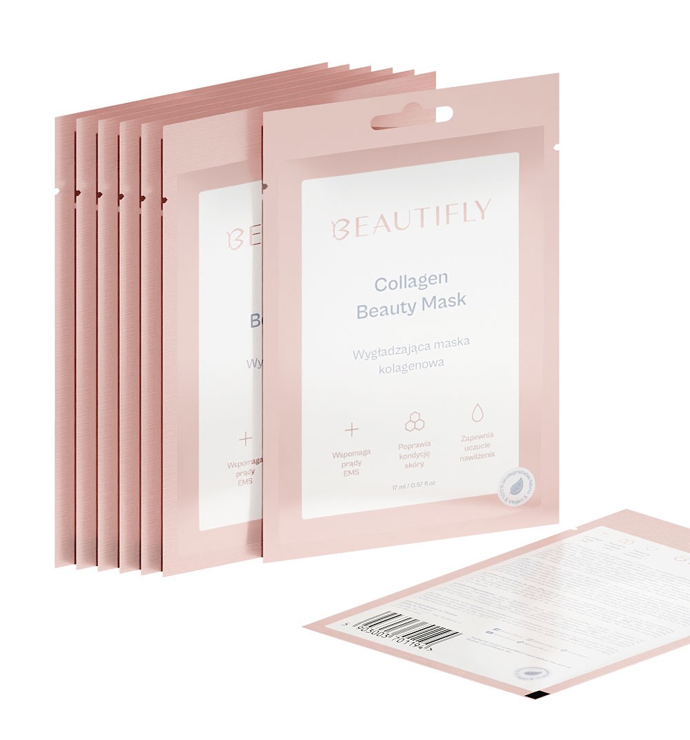 Beautifly Collagen Beauty Mask Set - Set di Maschere Leviganti al Collagene