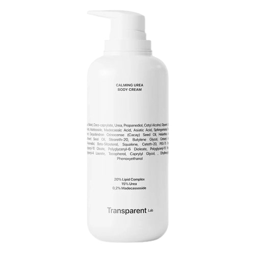 Transparent Lab Calming Urea Body Cream Trattamento Corpo con Urea 400 ml