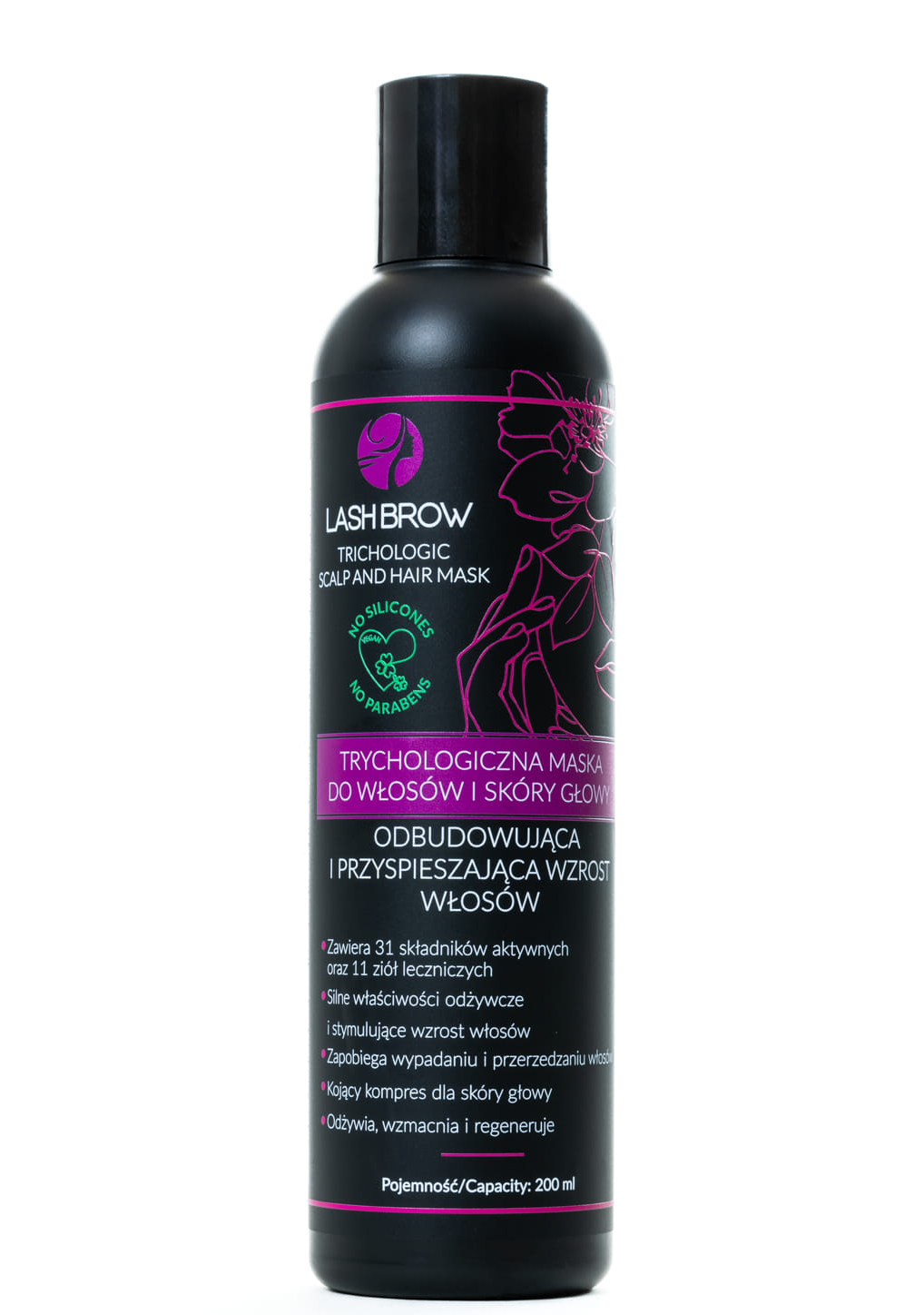 Lash Brow Maschera tricologica per capelli e cuoio capelluto 200 ml