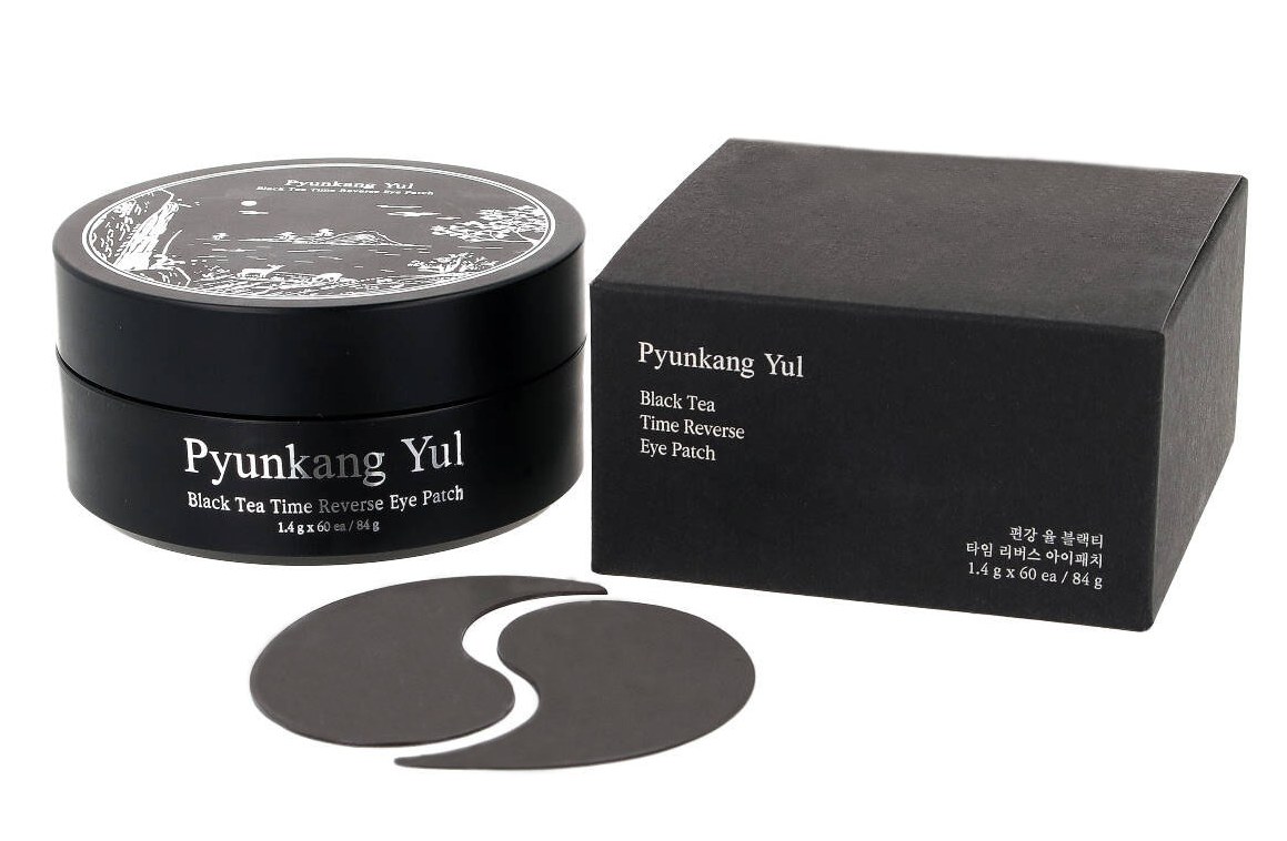 Pyunkang Yul Black Tea Time Reverse Eye Patch Patch Idrogel per Contorno Occhi 60 pz