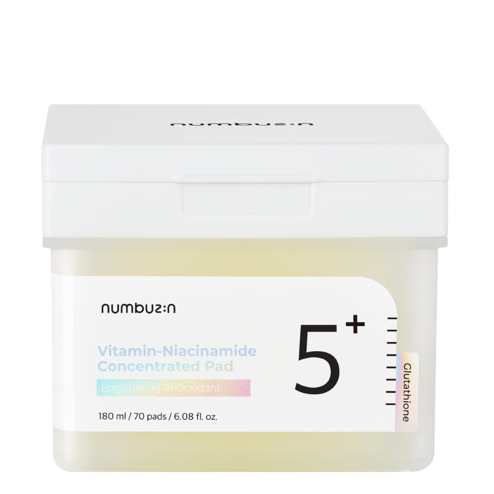 Numbuzin No.5 Vitamin Niacinamide Concentrated Pad Dischetti Tonificanti Illuminanti 70 pz