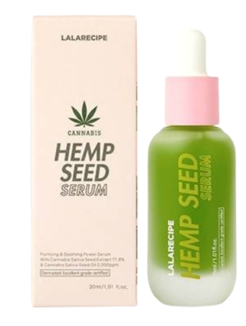LalaRecipe Siero lenitivo con semi di canapa Hemp Seed Serum