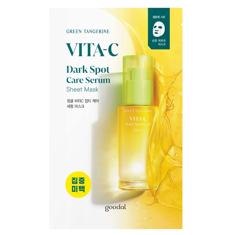 Goodal Green Tangerine Vita C Dark Spot Care Serum Sheet Mask 28 g