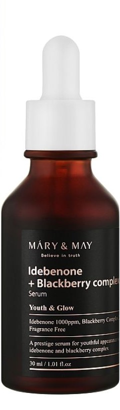 Mary & May Idebenone + Blackberry Complex Siero Anti Età 30 ml