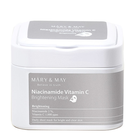 Mary & May Niacinamide Vitamin C Brightening Set di Maschere in Tessuto 30 pz