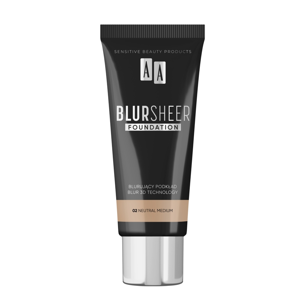 AA Blur Sheer Fondotinta blur, 02 Neutral Medium