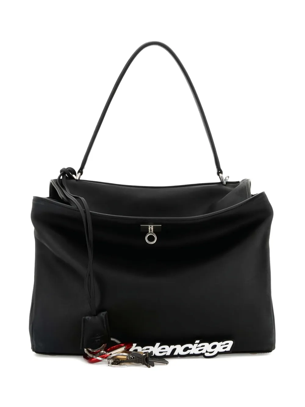Balenciaga medium Rodeo slouchy tote bag - Nero