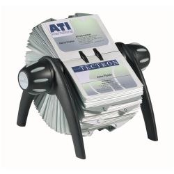 Visifix Rotary Schedario Rotativo da scrivania Col. Durable - nero