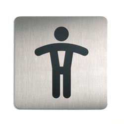 Pittogramma Picto Durable - wc uomini - 150x150 mm