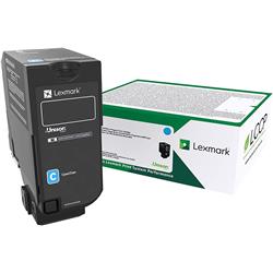 Originale Toner Lexmark 75B20C0 -Return Program-ciano