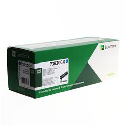 Originale Toner Lexmark 73B20C0-Return Program-ciano