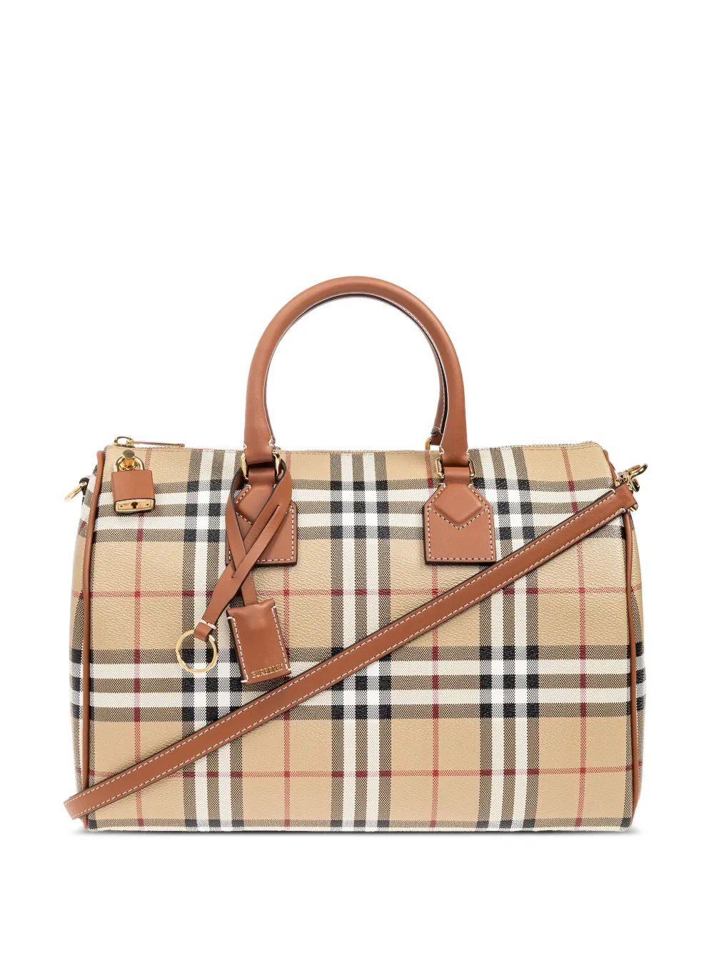 Burberry medium Check satchel bag - Toni neutri