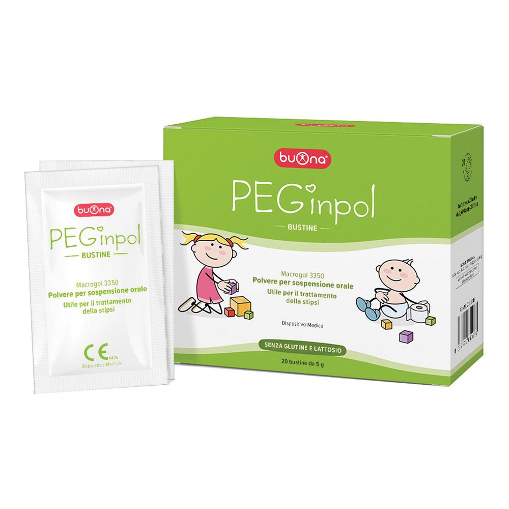 Peginpol Macrogol 3350 Sospensione Orale 20 Bustine pz Bustina