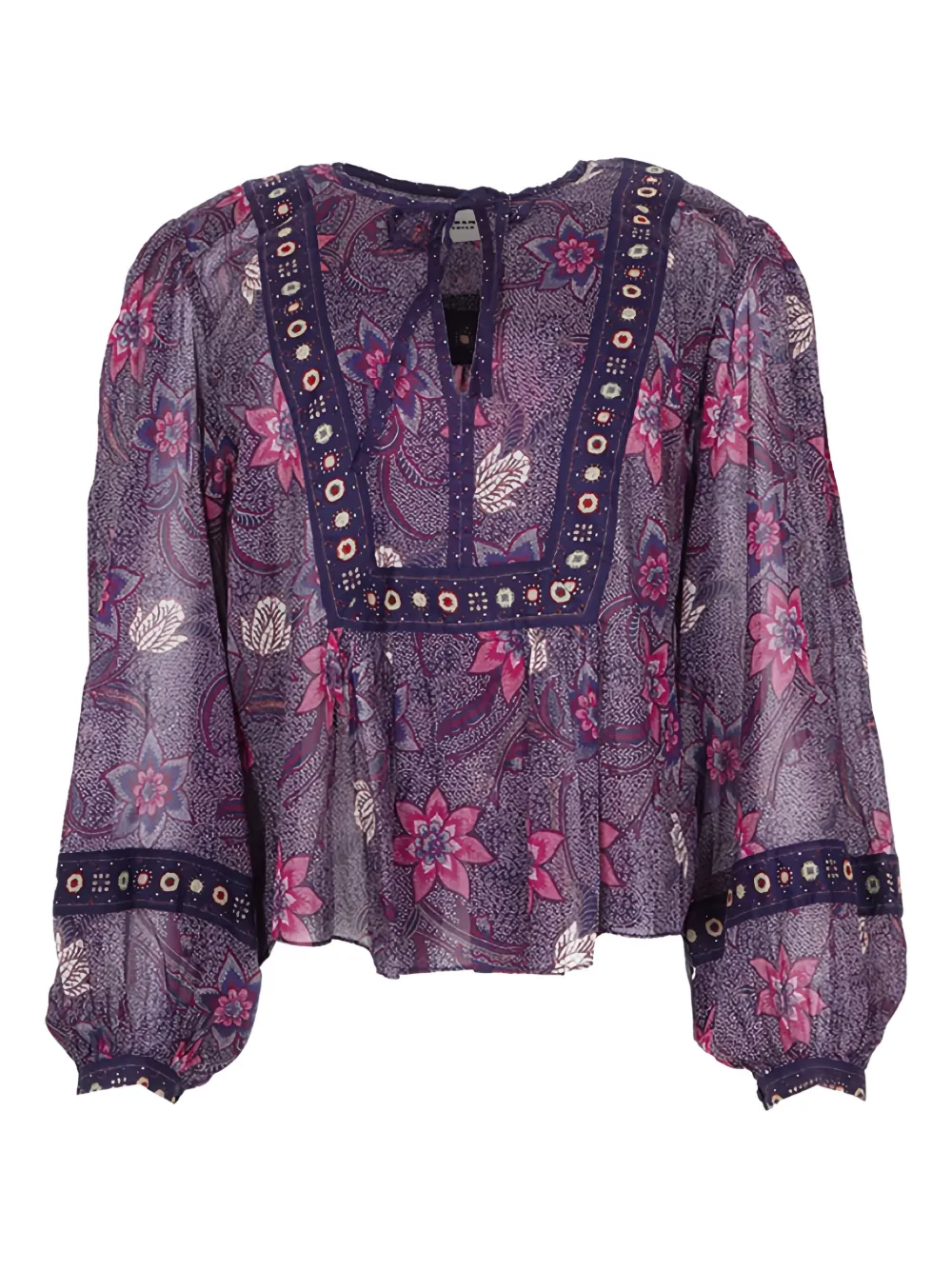 MARANT ÉTOILE floral-print blouse - Viola