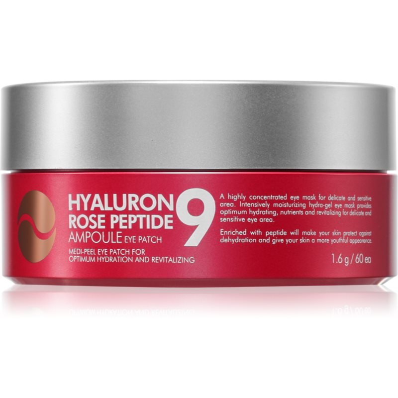 Medi - Peel Hyaluron Rose Peptide 9 Pad Al Silicone Per La Zona Sotto Gli Occhi 60 Pz