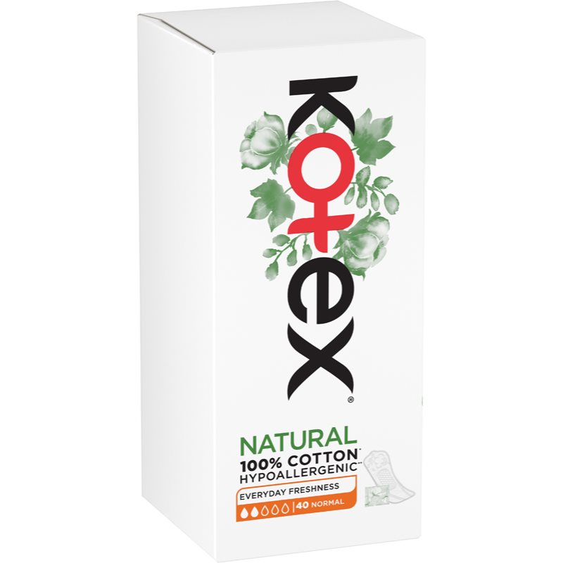 Kotex Natural Normal Everyday Freshness Liners Salvaslip 40 Pz