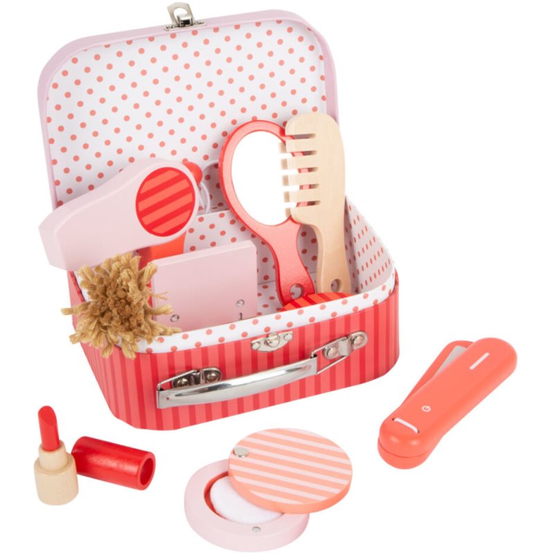 Small Foot Wooden Retro Make-Up In Case Set Di Giocattoli In Legno 3Y+ 12 Pz