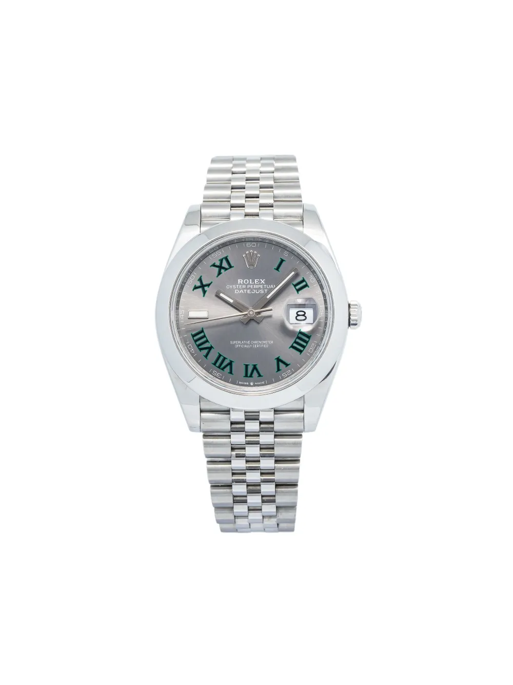 Rolex pre-owned Datejust 41mm - Argento