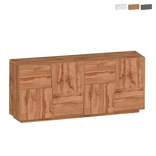Produce Shop Credenza Soggiorno Madia Stile Moderno 4 Ante 200X44X86 Darill - Rovere