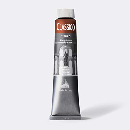 Maimeri Classico Künstlerölfarbe 200 Ml, Farbton Stil De Grain Braun