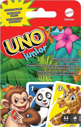 Mattel Games- Junior, Gioco 45 Carte Giocattolo Per Bambini 3+Anni, Gkf04