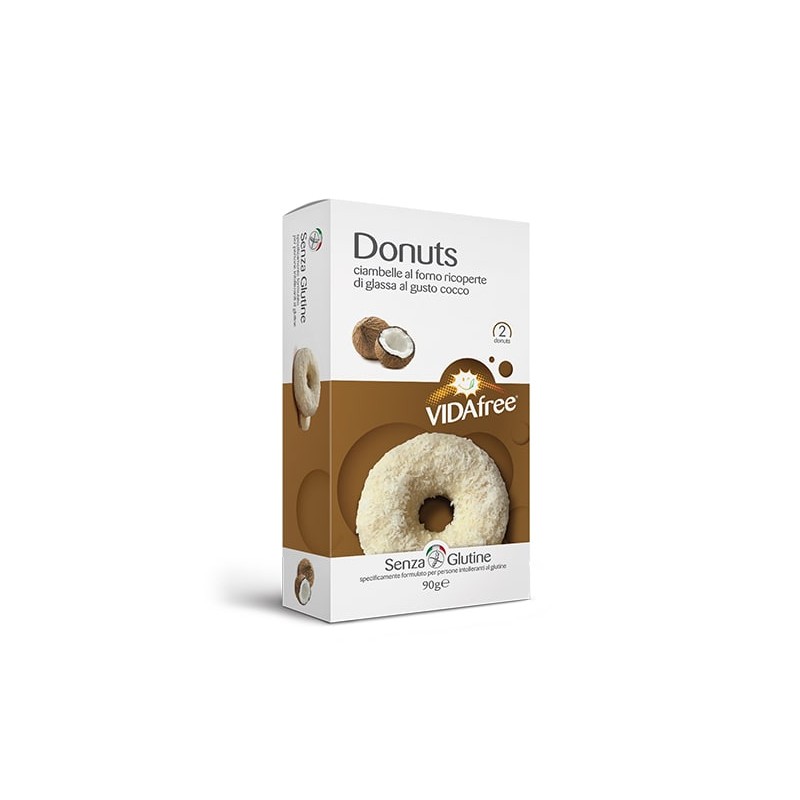 Unifarmed - Unifarmed Donuts Gusto Cocco Con Glassa Cioccolato Bianco 90 G