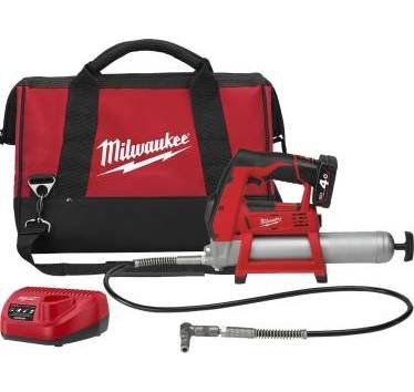 Pompe À Graisse Milwaukee 12V 4,0 Ah Livrée Avec 1 Batterie Et Chargeur En Sac M12 Gg-401B - 4933441675