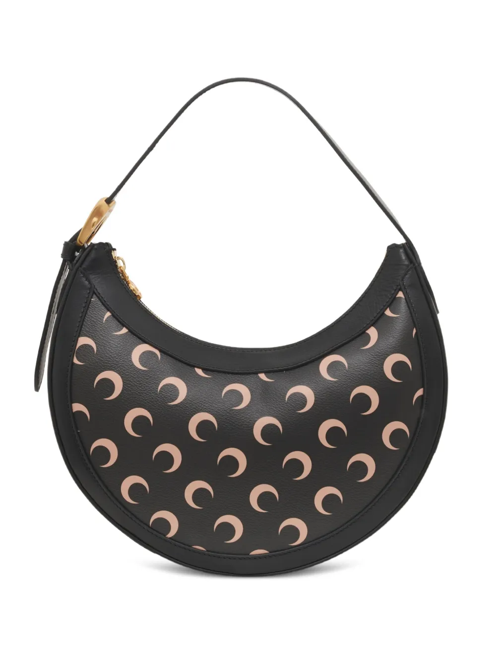 Marine Serre Eclips shoulder bag - Nero