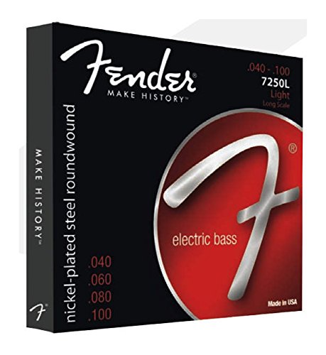 Fender - Corde Basse 7250, Nichel 40-100