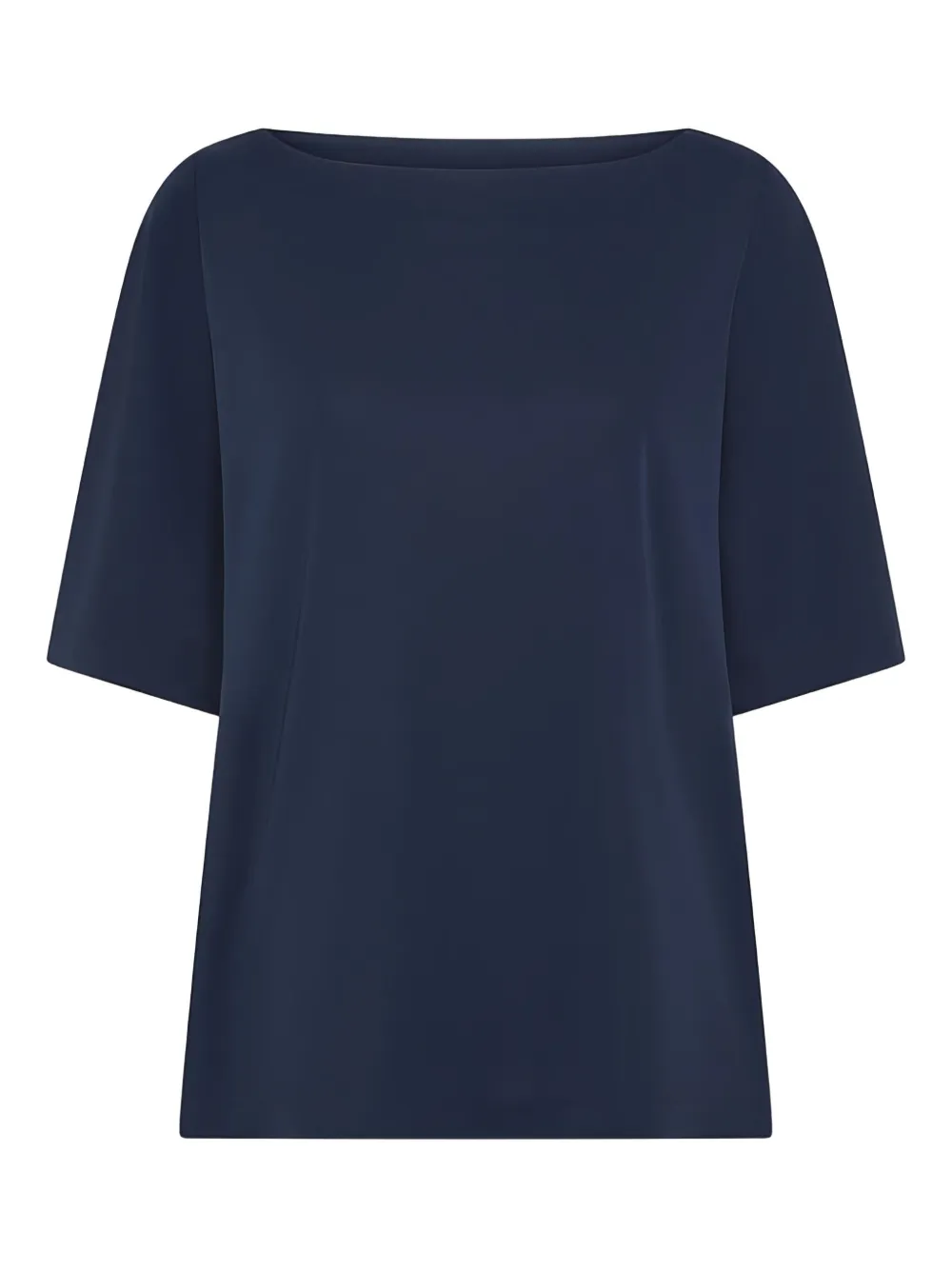 Seventy boat-neck T-shirt - Blu
