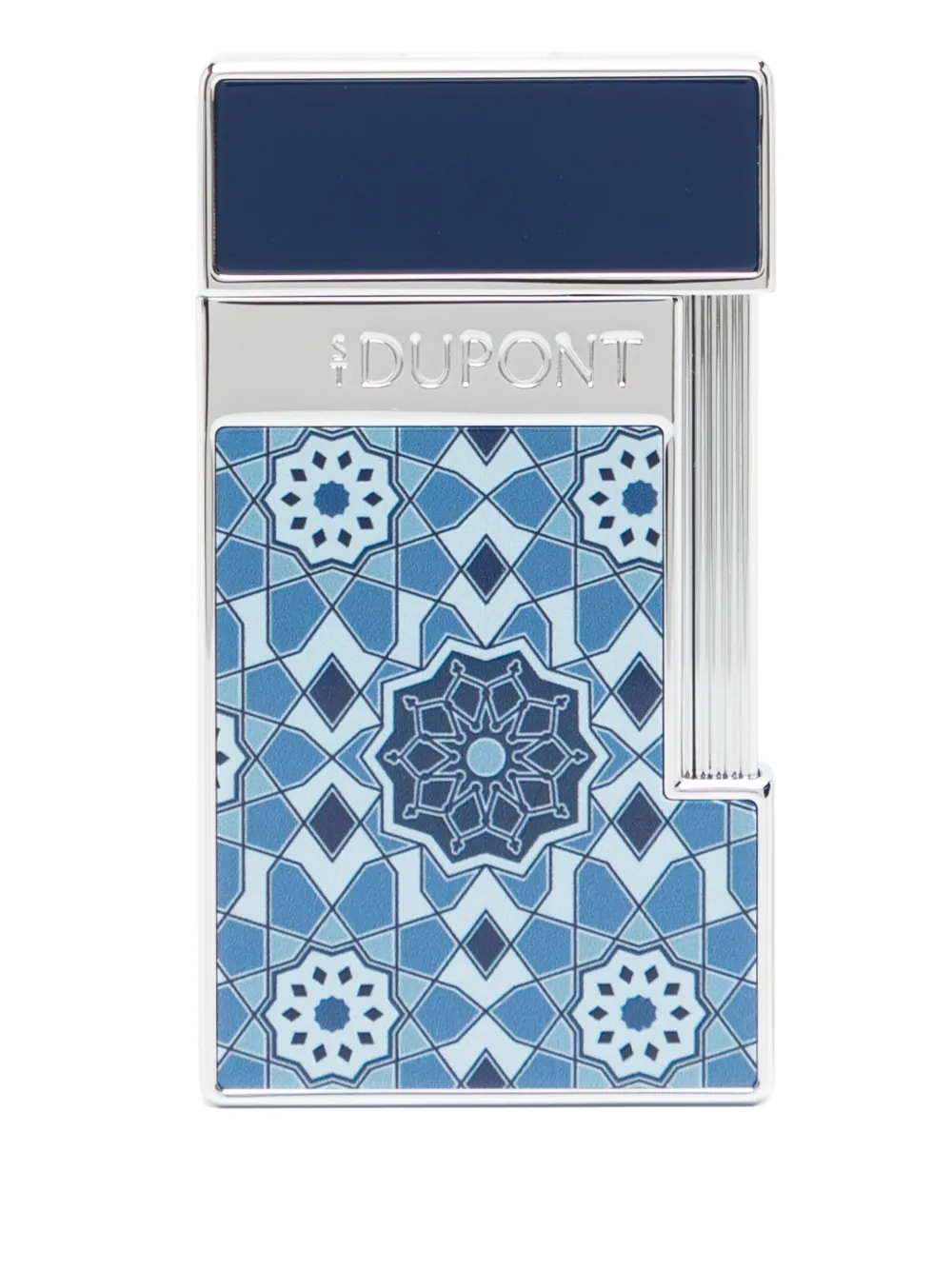 S.T. Dupont patterned lighter - Blu