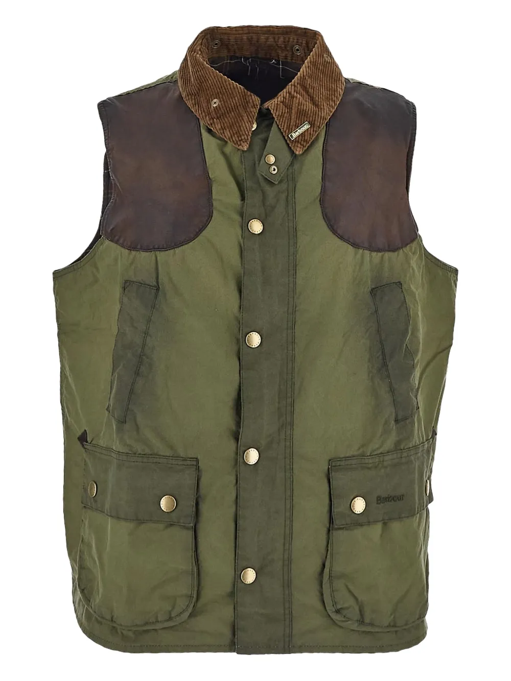 Barbour cotton gilet - Verde