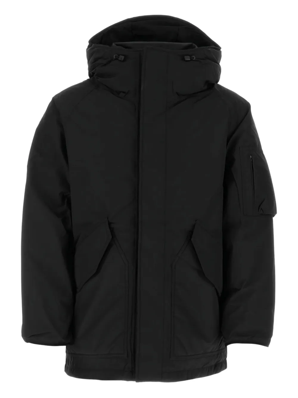 Nanamica hooded padded jacket - Nero