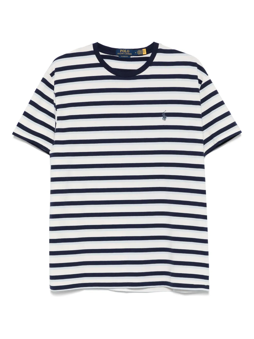 Polo Ralph Lauren T-shirt in jersey a righe - Blu