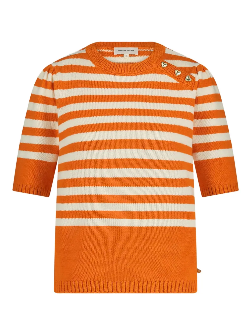 Fabienne Chapot striped top - Arancione