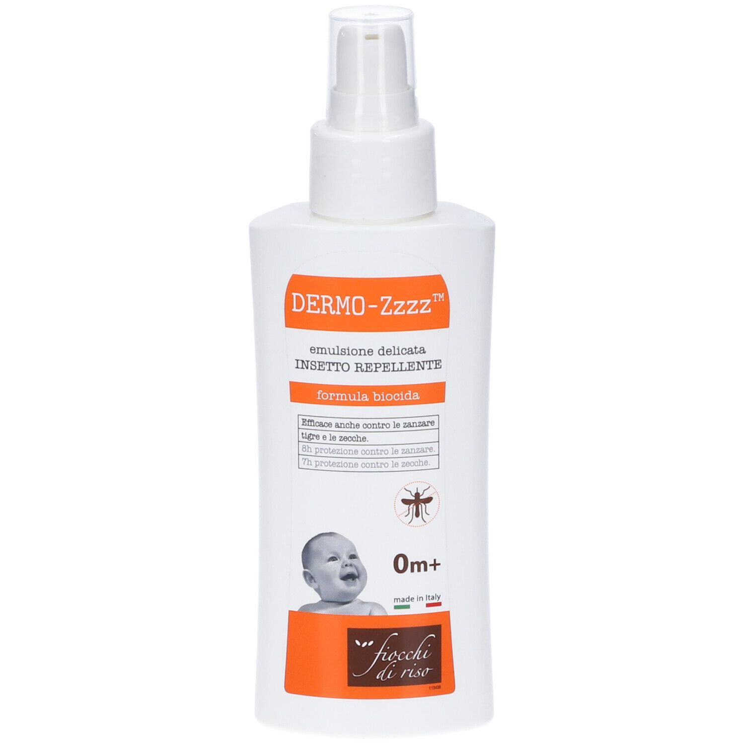 Fiocchi Di Riso Dermo Zzzz Emulsione Delicata Repellente 0 Mesi + 100