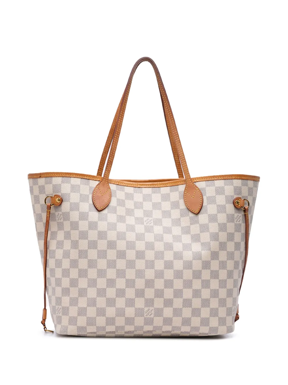 Louis Vuitton Pre-Owned 2018 Damier Azur Neverfull MM tote bag - Bianco