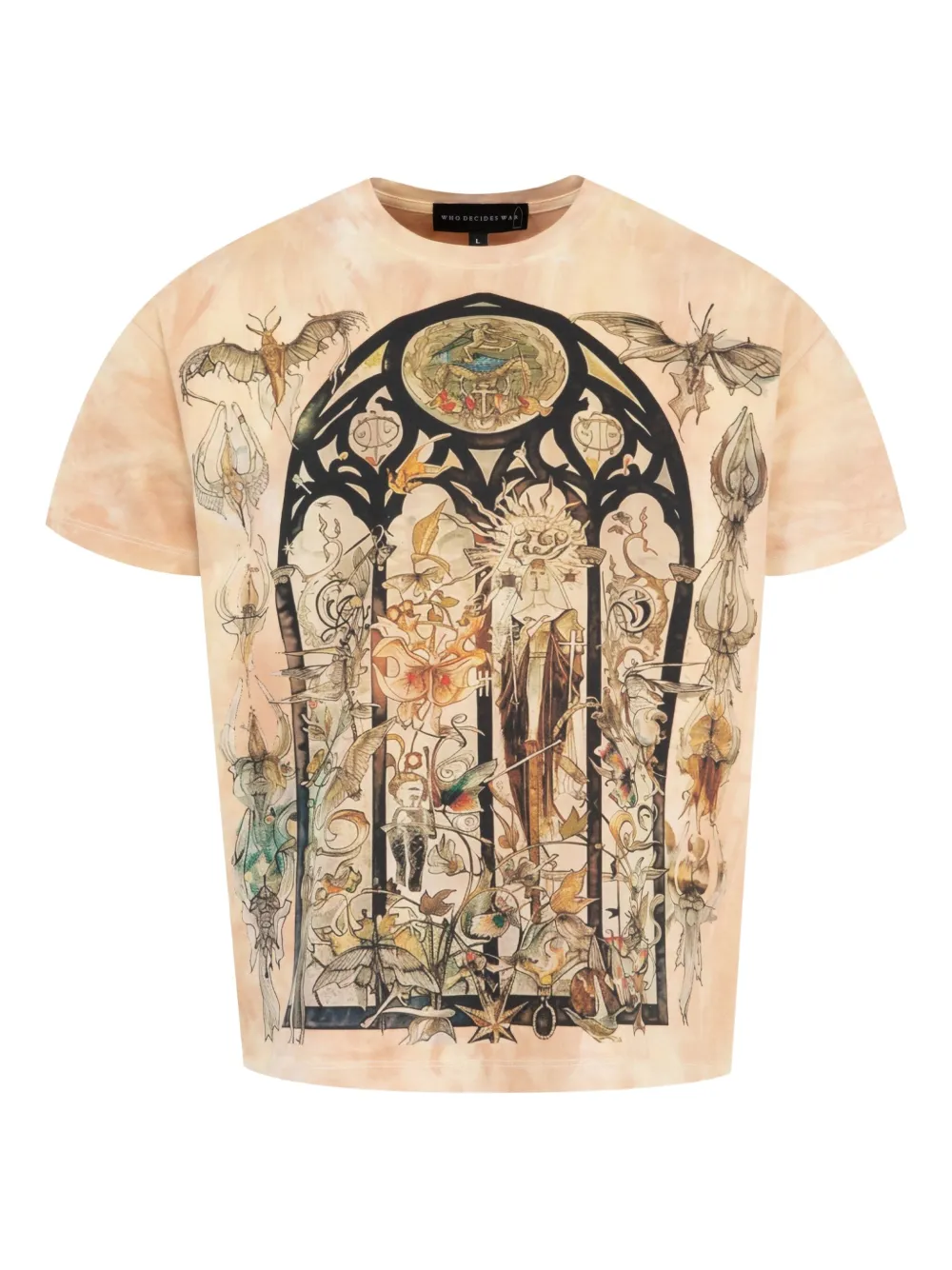 Who Decides War graphic-print T-Shirt - Toni neutri