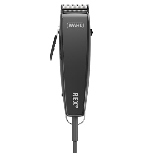 Moser - Rex, Tosatrice Professionale Per Animali, Nera, 2 Velocita