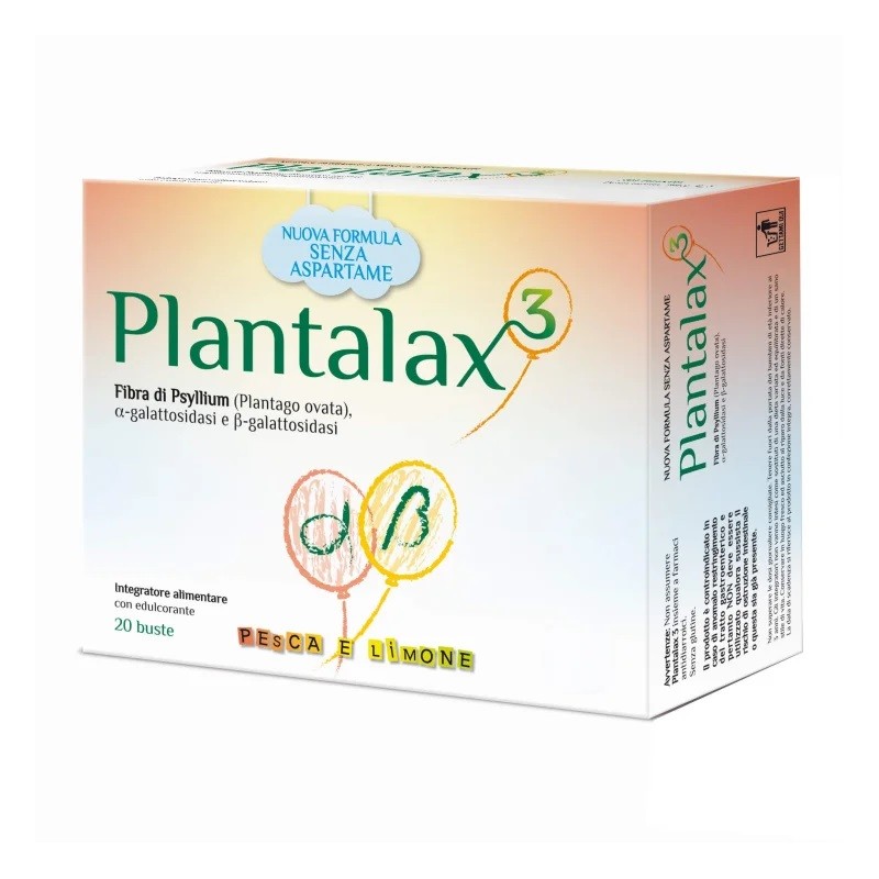 Alfasigma - PLANTLAX 3 pesca e limone 20 Bustine