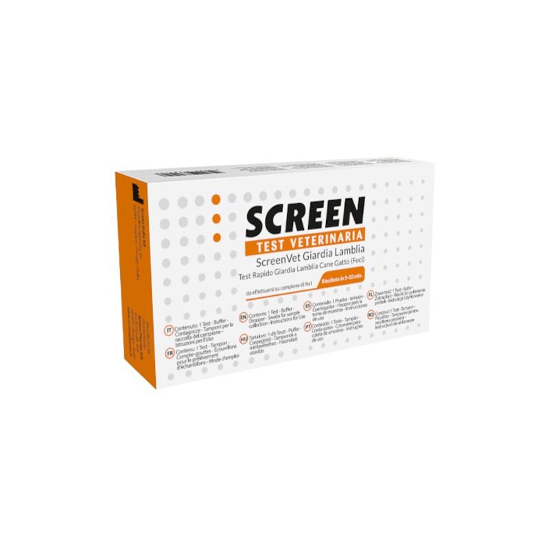 Screen Pharma -  Screenvet Test Rapido Giardia Lamblia Feci Cane E Gatto