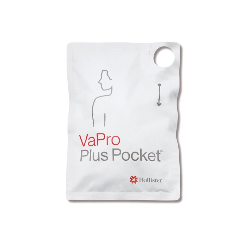 Hollister - Catetere Intermittente Vapro Plus Pocket No Touch Con Sacca Ch 12 30 Pezzi