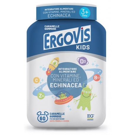 Ergovis - Eg Ergovis Kids Integratore in caramelle gommose per bambini 60 caramelle