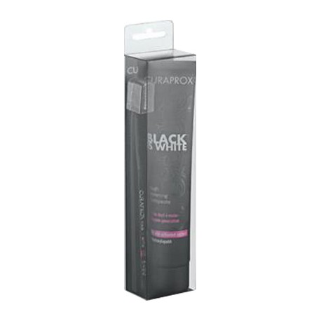 Curaprox - Curaprox Black Is White Dentifrici Sbiancanti 1 Dentifricio Da 90ml + 1 Spazzolino