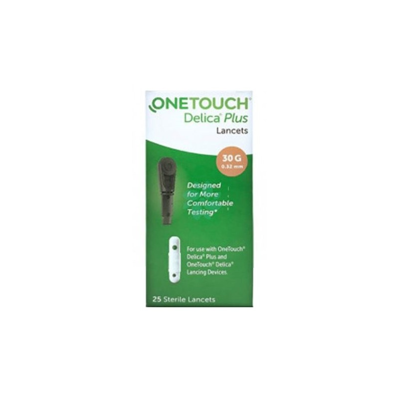 OneTouch -  Lancette Pungidito Onetouch Delica Plus 25 Pezzi